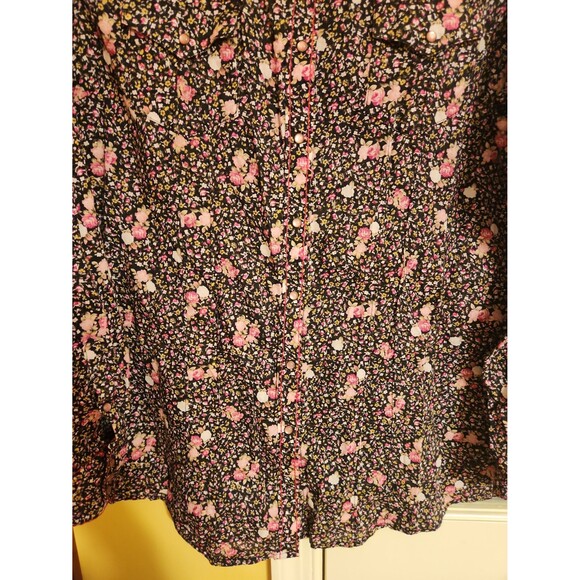 Ariat Women's Floral-Print Longsleeve Buttoned Rodeo Shirt Size XL - Picture 4 of 11